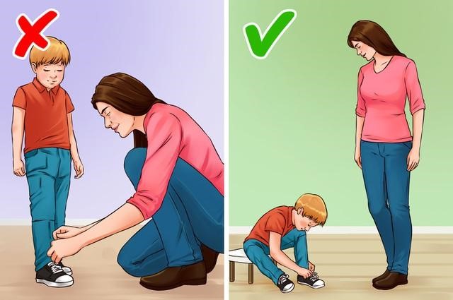 Hãy để con học cách tự lập ngay từ khi còn nhỏ