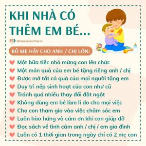 Khi nhà có thêm em và những cảm xúc của con